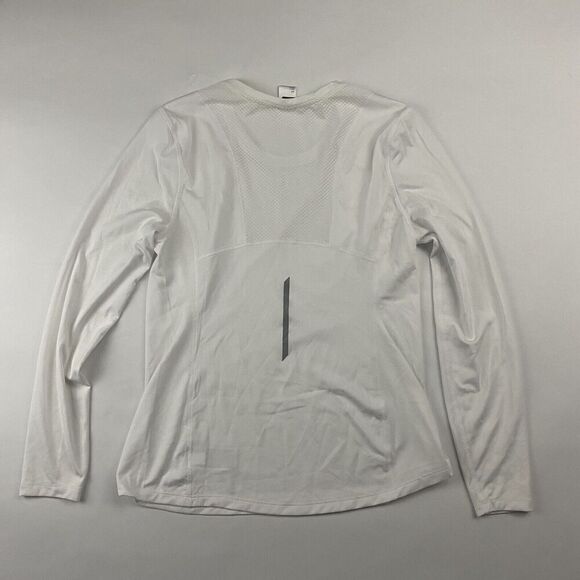 Old Navy Active Go-Dry White Running Lightweight Long Sleeve Mesh T-Shirt Sz S - Picture 6 of 9